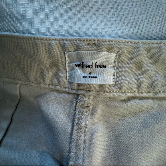 Wilfred Light Beige Cropped Pants - Picture 3 of 10